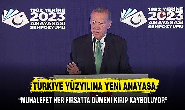 TÜRKİYE YÜZYILINA YENİ ANAYASA
