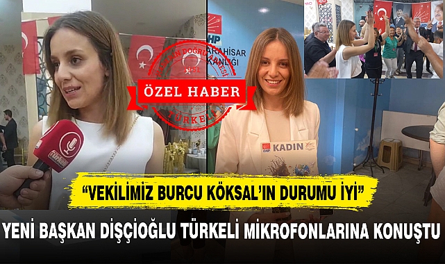 YENİ BAŞKAN DİŞÇİOĞLU TÜRKELİ MİKROFONLARINA KONUŞTU