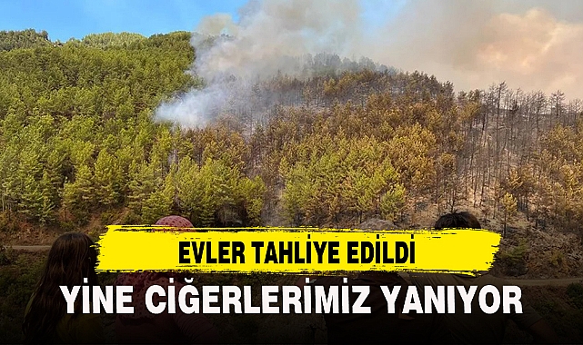 YİNE CİĞERLERİMİZ YANIYOR...EVLER TAHLİYE EDİLDİ!