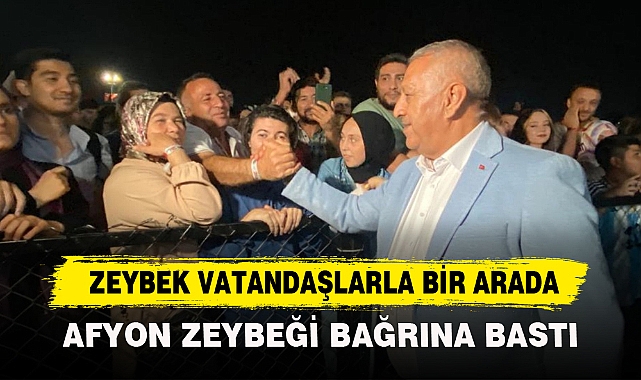 ZEYBEK VATANDAŞLARLA BİR ARADA