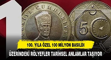 100 milyon adet madeni 5 TL basıldı