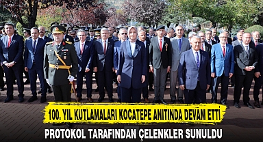 100. YIL KUTLAMALARI KOCATEPE ANITINDA DEVAM ETTİ