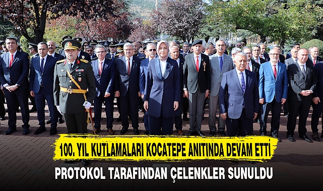 100. YIL KUTLAMALARI KOCATEPE ANITINDA DEVAM ETTİ