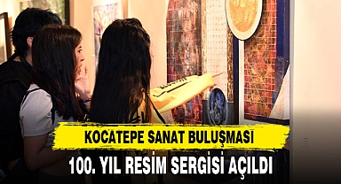 100. YIL RESİM SERGİSİ AÇILDI