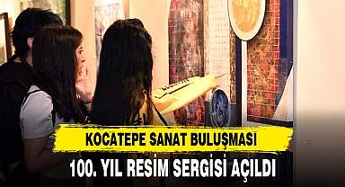100. YIL RESİM SERGİSİ AÇILDI
