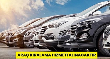 ARAÇ KİRALAMA HİZMETİ ALINACAKTIR