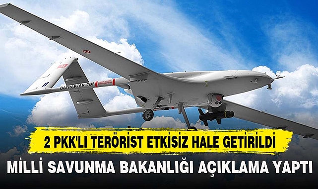 2 PKK'LI TERÖRİST ETKİSİZ HALE GETİRİLDİ