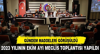 2023 YILININ EKİM AYI MECLİS TOPLANTISI YAPILDI