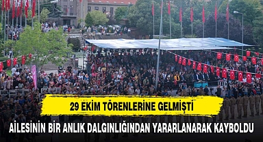 29 EKİM TÖRENLERİNDE KAYBOLAN ÇOCUK ARANIYOR