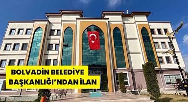 BOLVADİN BELEDİYE BAŞKANLIĞI’NDAN İLAN