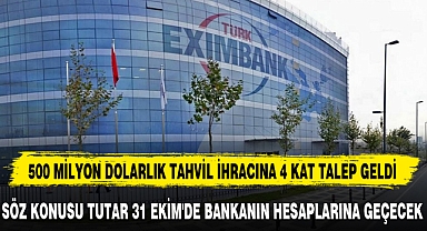 500 MİLYON DOLARLIK TAHVİL İHRACINA 4 KAT TALEP GELDİ