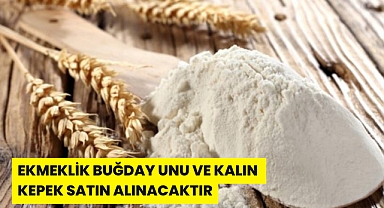 EKMEKLİK BUĞDAY UNU VE KALIN KEPEK SATIN ALINACAKTIR