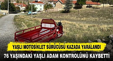 76 YAŞINDAKİ YAŞLI ADAM KONTROLÜNÜ KAYBETTİ