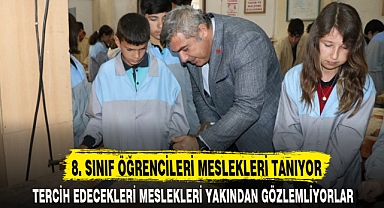 8. SINIF ÖĞRENCİLERİ MESLEKLERİ TANIYOR