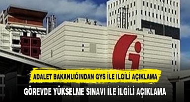 Adalet Bakanlığı GYS'de sözlü sınavı açıklaması