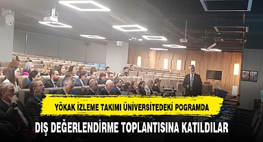 AFSÜ ECZACILIKTAN (YÖKAK) İZLEME TAKIMI DIŞ DEĞERLENDİRME TOPLANTISI DÜZENLENDİ
