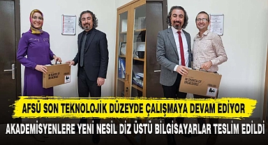 AFSÜ SON TEKNOLOJİK DÜZEYDE ÇALIŞMAYA DEVAM EDİYOR