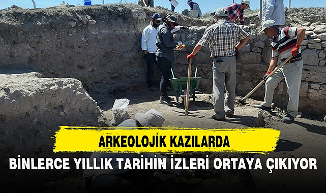 AFYON'DA ARKEOLOJİK KAZILARDA BİNLERCE YILLIK TARİHİN İZLERİ ORTAYA ÇIKIYOR