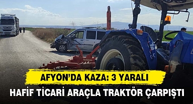 AFYON’DA KAZA: 3 YARALI