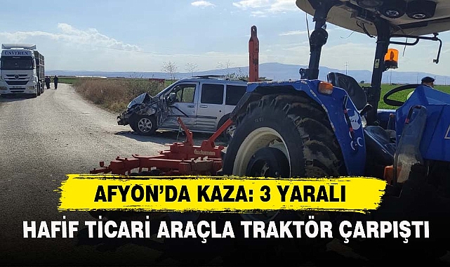 AFYON’DA KAZA: 3 YARALI