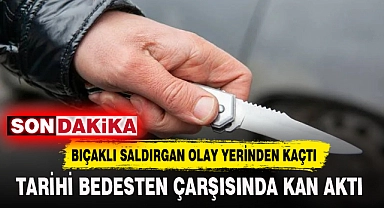 AFYON'DA TARİHİ BEDESTEN ÇARŞISINDA KAN AKTI 