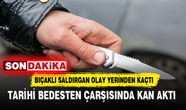 AFYON'DA TARİHİ BEDESTEN ÇARŞISINDA KAN AKTI