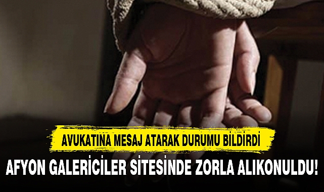 AFYON GALERİCİLER SİTESİNDE ZORLA ALIKONULDU!