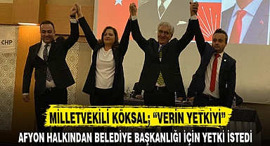 AFYON HALKINDAN BELEDİYE BAŞKANLIĞI İÇİN YETKİ İSTEDİ