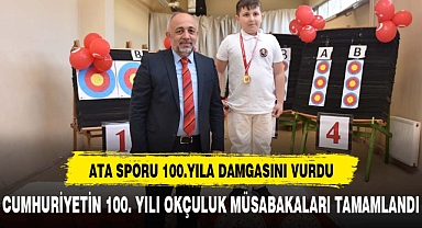 AFYONKARAHİSAR'DA CUMHURİYETİN 100. YILI OKÇULUK MÜSABAKALARI TAMAMLANDI