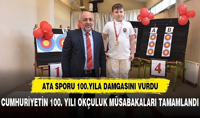 AFYONKARAHİSAR'DA CUMHURİYETİN 100. YILI OKÇULUK MÜSABAKALARI TAMAMLANDI