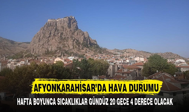 AFYONKARAHİSAR’DA HAVA DURUMU