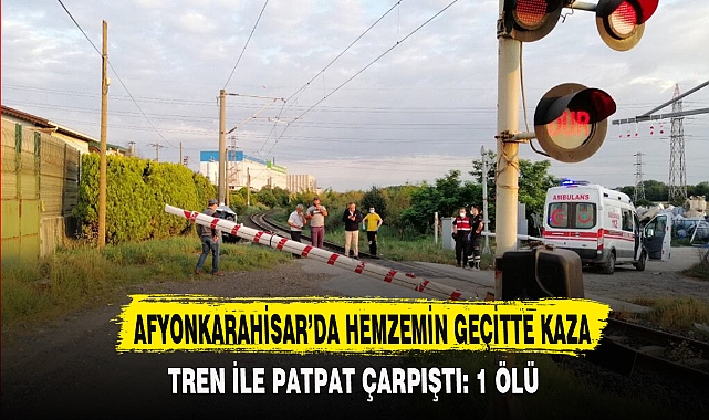 AFYONKARAHİSAR’DA HEMZEMİN GEÇİTTE KAZA: