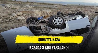 Afyonkarahisar’da kaza, 3 yaralı