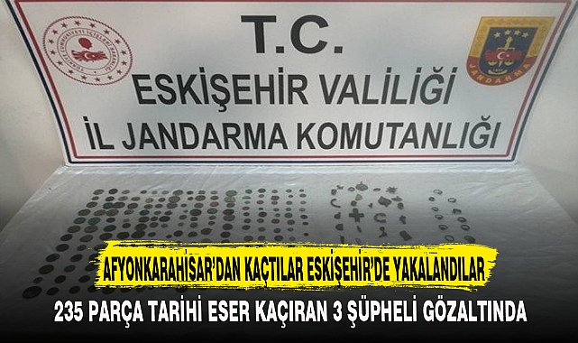 AFYONKARAHİSAR’DAN KAÇTILAR ESKİŞEHİR’DE YAKALANDILAR