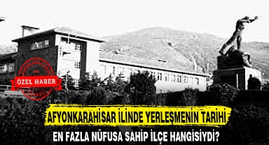 AFYONKARAHİSAR'DA KAÇ KİŞİYİZ?