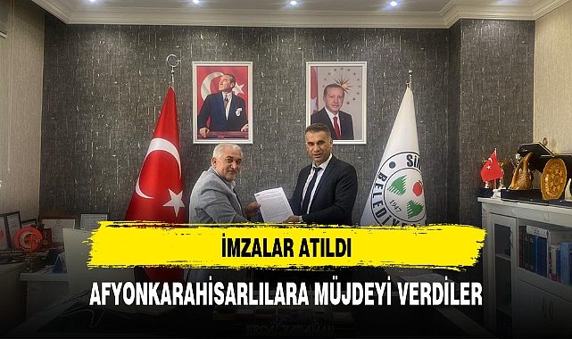 AFYONKARAHİSAR'IN İKİ İLÇESİNE MÜJDE GELDİ