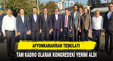 AFYONKARAHİSAR TEŞKİLATINDAN ERDOĞAN'A TEBRİK MESAJLARI