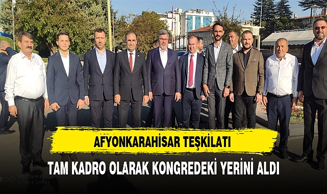 AFYONKARAHİSAR TEŞKİLATINDAN ERDOĞAN'A TEBRİK MESAJLARI