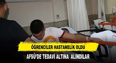 AFYONKARAHİSARLI ÖĞRENCİLER HASTANELİK OLDU