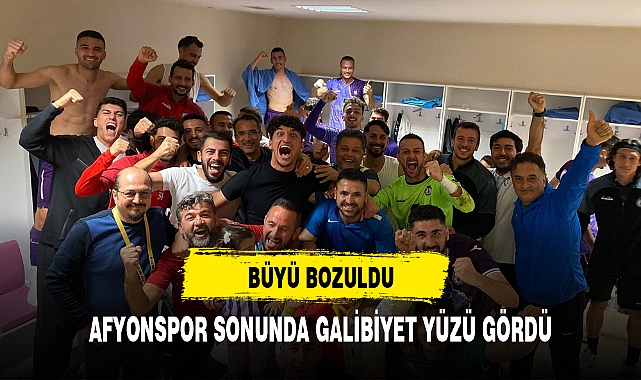 AFYONSPOR'DA BÜYÜ BOZULDU