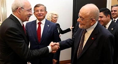 Ahmet Davutoğlu ve Temel Karamollaoğlu, Kılıçdaroğlu'nu ziyaret etti