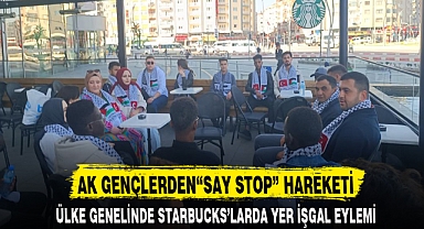 AK GENÇLERDEN“SAY STOP” HAREKETİ
