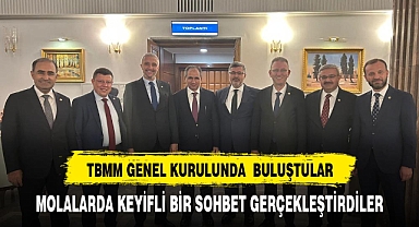 AK PARTİ AFYONKARAHİSAR MİLLETVEKİLLERİ VERİLEN MOLADA BULUŞTU
