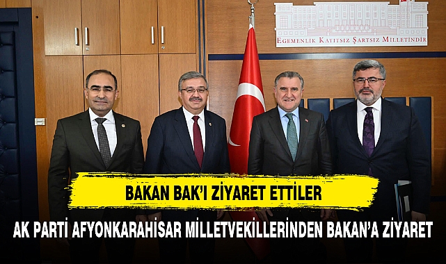 AK Parti milletvekilleri Spor Bakanı Bak ile buluştu, talepleri ilettiler
