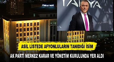 AK PARTİ ASİL LİSTESİNDE ERKAN GÜRAL YER ALDI