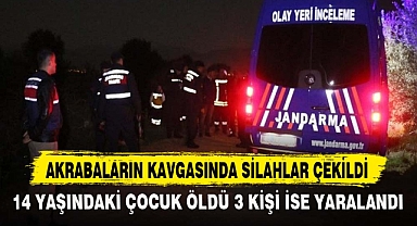 AKRABALARIN KAVGASINDA SİLAHLAR ÇEKİLDİ