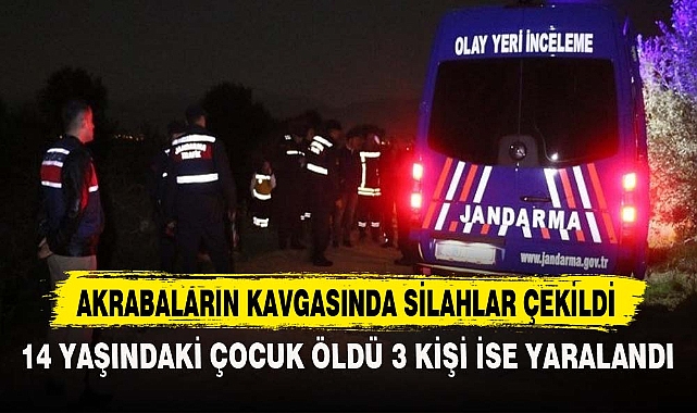 AKRABALARIN KAVGASINDA SİLAHLAR ÇEKİLDİ