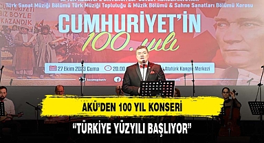AKÜ’den “Cumhuriyetin 100. Yılı” Konseri