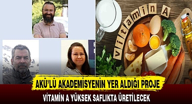 AKÜ’LÜ AKADEMİSYENİN YER ALDIĞI PROJE
