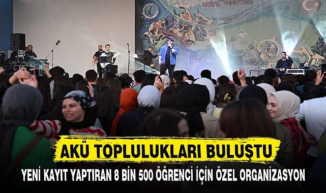 AKÜ TOPLULUKLARI BULUŞTU